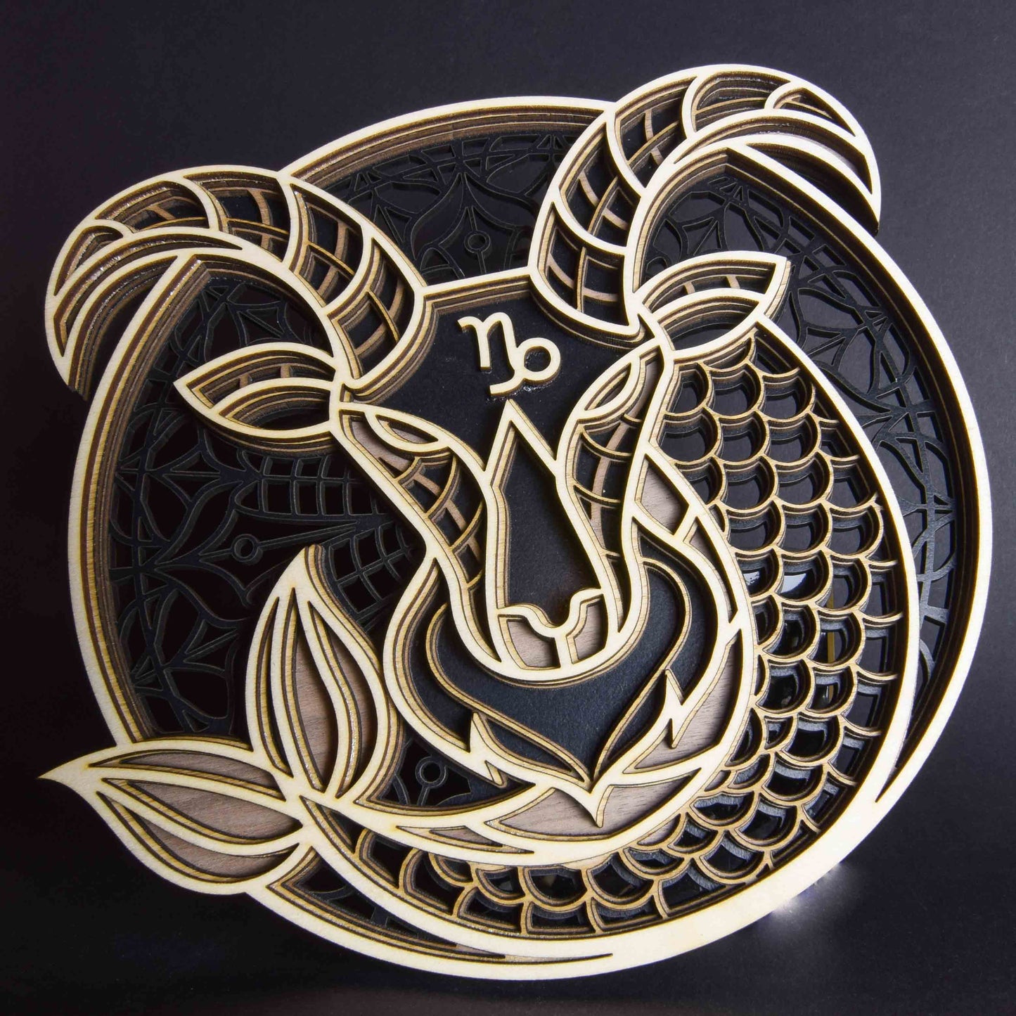 Multilayer Sternzeichen Steinbock