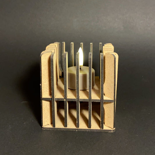 Teelichthalter Würfel