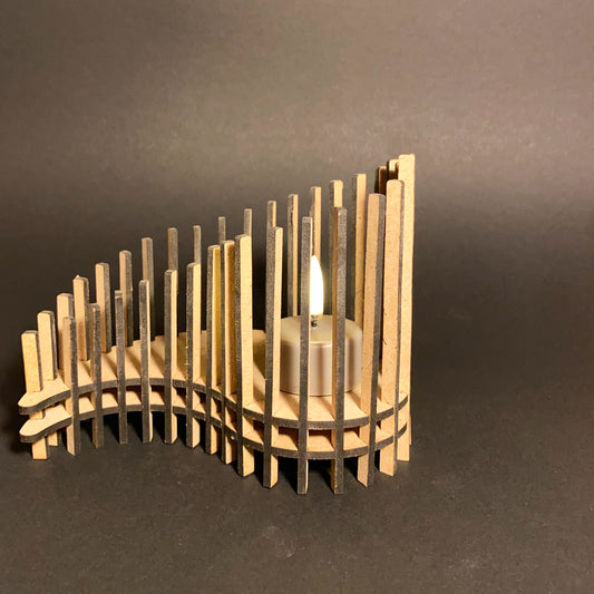 Teelichthalter YingYang 2 Teilig