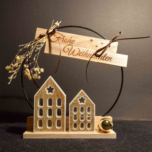 Drahtring Deko mit Wunschgravur