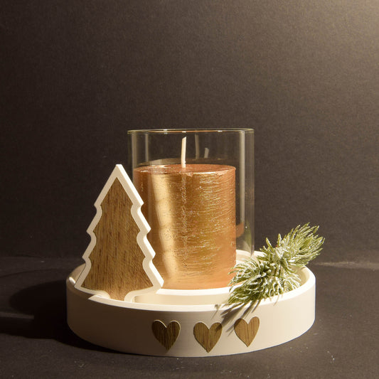 Kerzenhalter mit Baum