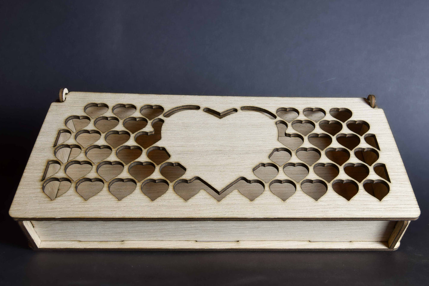 Geschenkbox mit Holzrose