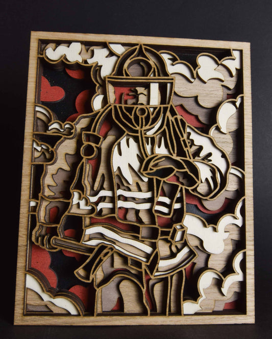 Multilayer Feuerwehrmann