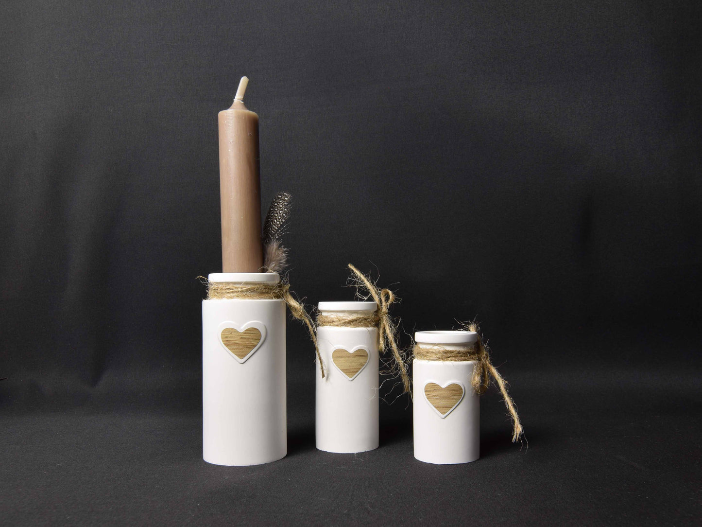 Vasen 3er-Set "Milky 1"