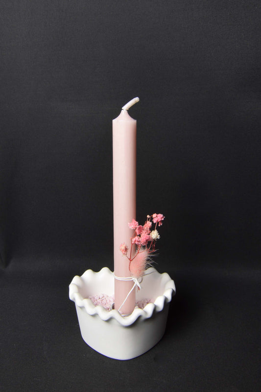 Wellenherz-Schale "Rosa 2"